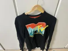 MTV ロゴ入り ブラック セーター