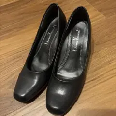 Romeo Valentino 黒パンプス23センチ