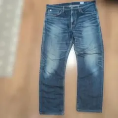 ダークブルー ストレートデニム