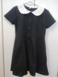 丸襟 半袖ワンピース 冠婚葬祭に