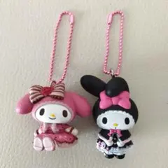 サンリオ　マイメロディ　マスコット　キーホルダー　2点セット