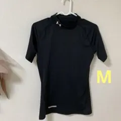UNDER ARMOUR ヒートギア 半袖コンプレッションシャツ ブラック Mのサムネイル