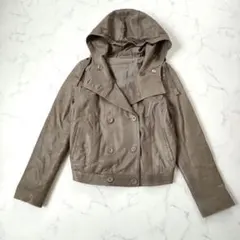 美品　L'armoire de luxe　羊革レザージャケット　裏地綿　M相当