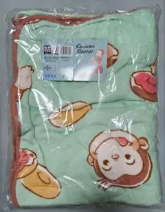 おさるのジョージ プラチナムザッカ ふわふわビッグ毛布 ドーナツ