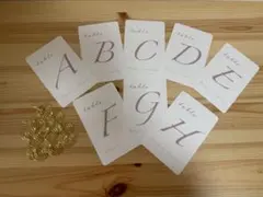 テーブルナンバー　クリップ付き　結婚式