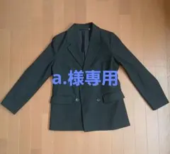 【クリアランスセール】ダブルブレストジャケットZ(ブラック Mサイズ)