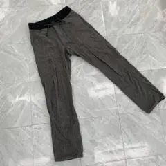 Lee ヘリンボーン パンツ グレー リブ ウエスト Mサイズ シンプル