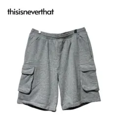 25SS thisisneverthat ワイドハーフパンツ カーゴ 美品 XLのサムネイル