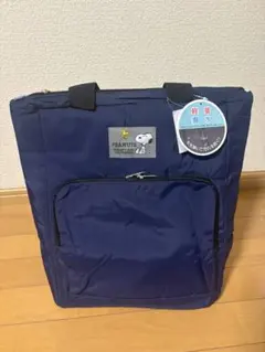 PEANUTSスヌーピートートリュック　ネイビー