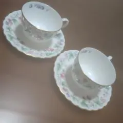 NIKKO ティーカップ＆ソーサー 2客セット