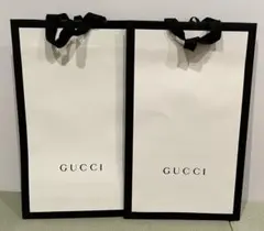 GUCCI ショップ袋　2枚セット