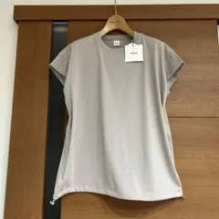 未使用⭐︎Elura エルーラ　ドロスト　Tシャツ　グレージュ　フリーサイズのサムネイル