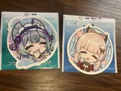 原神 スシロー コラボ 観月の宴 ステッカー 夢見月瑞希&珊瑚宮心海