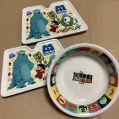 東京ディズニーリゾート【ピクサー＆モンスターズインク/スーベニアプレート】3点