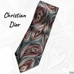Christian Dior シルクネクタイ USA製 ペイズリー