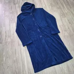 着る毛布　ネイビー　フリーサイズ