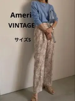 Ameri アメリMILA LINEN LIKE TAPERED PANTSのサムネイル