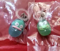 はぴだんぶい　めじるしアクセサリー　ソロキャンプ　けろけろけろっぴ＆ハンギョドン