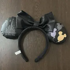 ミッキーマウス 耳付きカチューシャ 黒