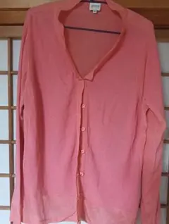 美品　ARMANI COLLEZIONI 　長袖カーディガン 大きいサイズ52のサムネイル
