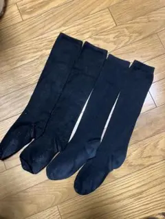 ブラックハイソックス2足セット