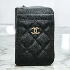 極美品✨シャネル マトラッセ キャビアスキン コインケース フラグメントケース