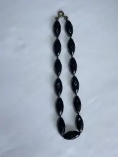 迫力現す　魔除けNO1のオニキス　ブラックマルチシェイプネックレス