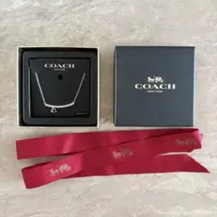 COACH ストーン付きネックレス ボックス付き