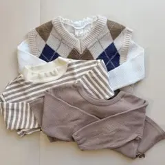 【サイズ90】子供服 トップス4点セット