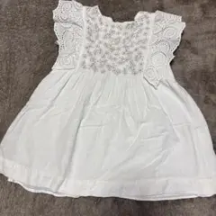 Zara baby 4-5years 110cm白ノースリーブチュニック