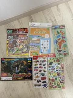 恐竜・乗り物 シールセット