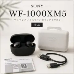 ◎使用感少 SONY WF-1000XM5 ワイヤレスイヤホン 黒