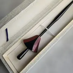 漆塗 玉 簪 堆朱 工芸品 かんざし 髪飾り 和装小物 成人式 卒業式 た5