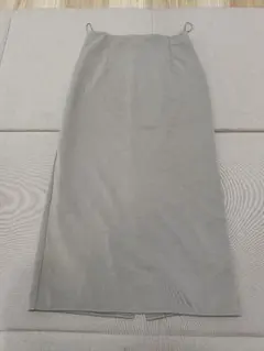 【ユニクロ】ストレッチダブルフェイスナロースカート♡M