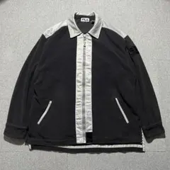 90s ビンテージ オールド フィラ フリース ブラック フリース jk 古着