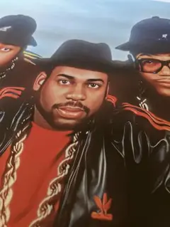RUN D.M.C キャンバス ポスター オールドスクール ヒップホップ 古着