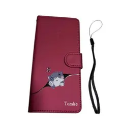 Redmi Note 13 Pro 5G ケース手帳型 レッド