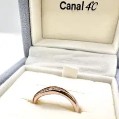 は*も様 canal 4℃ ディズニー ミニー K10 ダイヤ&サンゴ リング - メルカリ
