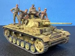 三号戦車L型ロンメル軍団1/35完成品 三号戦車L型ロンメル軍団1/35完成品 III号戦車L型