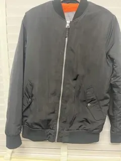 ZARA MAN ブラック MA-1ジャケット