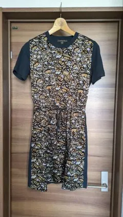 ルイヴィトン モノグラム シルク切替 チュニックワンピース XS ブラックのサムネイル