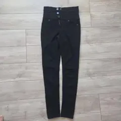 エモダ　ELDER ブラック スキニーデニム