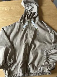 EASTBOY ジップアップ フーディー ベージュのサムネイル