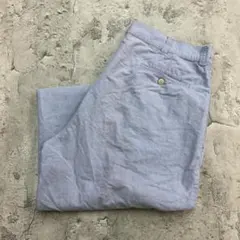 ポロラルフローレン　チノパンツ　W35　水色　古着