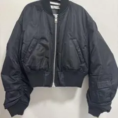 MOUSSY MA-1 BIG ブルゾン ブラック　ショート丈