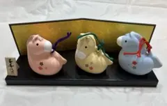 まとめ売り40個土鈴馬鈴　鈴　陶器　福馬鈴　置物　オブジェ　馬年　午年ホース粗品 2026 招福干支 干支 馬 午年 錦彩招福寿々午(土鈴・中) 置物