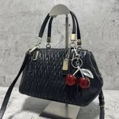 Y2K COACH Madison Gathered Boston Bag