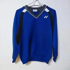 YONEX 青 Vネック M ウォームアップウェア