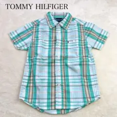 美品✨TOMMY HILFIGER 半袖シャツ チェックシャツ 子供服 男の子