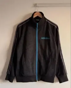 adidas ブラックジャージ M